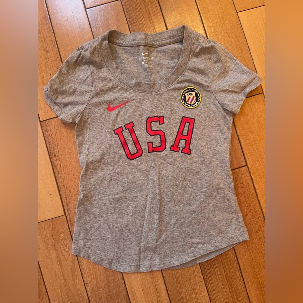 Girls Kids Small Nike USA Soccer Tshirt